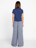 Coco Ho Trouser Elastic Waist Pants - Navy