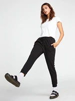 Stone Stackedd Jogger Pants - Black