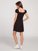 Window Cactus Dress - Black