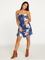 Cocoanut Hut Dress - Navy