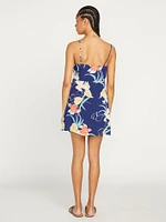 Cocoanut Hut Dress - Navy