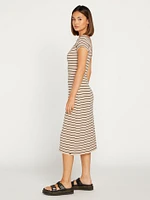 All Booed Up Dress - Taupe