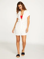 Coco Ho Shirt Dress - Star White