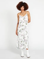 So Growmantic Midi Dress - Star White