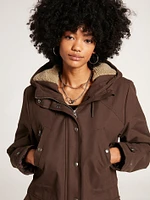 Walk On By 5K Parka Jacket - Dark Brown