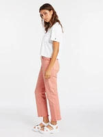 Stone Step High Rise Pant - Light Mauve