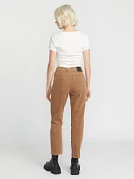 Stoned Straight Corduroy Pants - Mocha