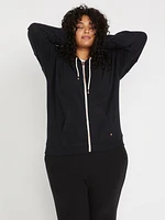 Lived Lounge Zip Fleece Plus - Black