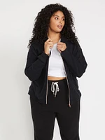 Lived Lounge Plus Zip Up - Black