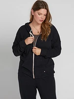 Lived Lounge Plus Zip Up - Black