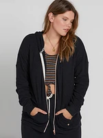 Lived Lounge Plus Zip Up - Black