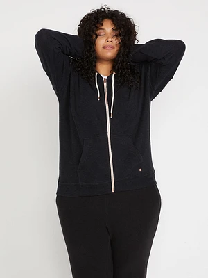 Lived Lounge Plus Zip Up - Black