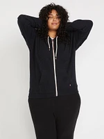 Lived Lounge Plus Zip Up - Black