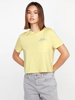 Pocket Dial Short Sleeve Tee - Citron