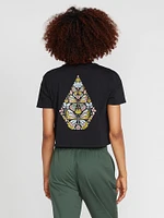 Pocket Dial Butterfly Stone Graphic Tee - Black