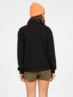 Stone Stacked Mock Neck Hoodie