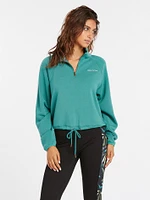 Way Stacked Mock Neck - Jade