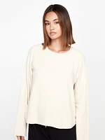 Lived Lounge Retro Crew Sweatshirt - Cream