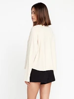 Lived Lounge Retro Crew Sweatshirt - Cream