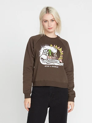 Truly Stokin Sweatshirt - Espresso