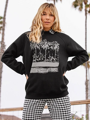 Coco Ho Boyfriend Sweatshirt - Black