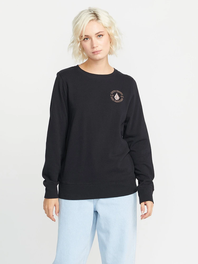 Truly Deal Crew Sweatshirt - Black