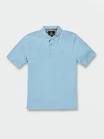 Big Boys Wowzer Polo Short Sleeve Shirt - Arctic Blue