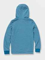 Big Boys Pinstone Hooded Long Sleeve Shirt