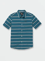 Big Boys Sayzon Stripe Short Sleeve Shirt - Aged Indigo