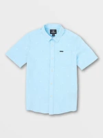 Big Boys Salford Short Sleeve Shirt - Washed Blue