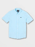 Big Boys Salford Short Sleeve Shirt - Washed Blue