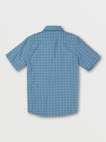 Big Boys Stone Mags Short Sleeve Shirt - Slate Blue