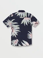 Big Boys Seeweed Short Sleeve Shirt - Navy