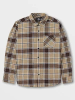 Big Boys Caden Plaid Long Sleeve Flannel