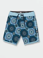 Big Boys Barnacle Scallop Mod Trunks - Navy