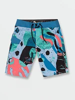 Big Boys Knife Aquatic Mod-Tech Trunks - Washed Blue