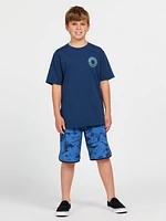 Big Boys Stone Stripe Mod-Tech Trunks - Camper Blue