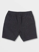 Big Boys Frickin Mix Elastic Waist Shorts - New Black