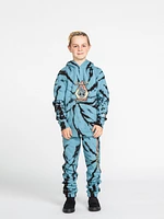 Big Boys Caiden Dye Fleece Pants - Pale Aqua