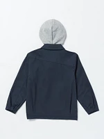 Big Boys Korman Hood Jacket - Navy