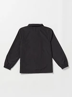 Big Boys Coaches Jacket - Black