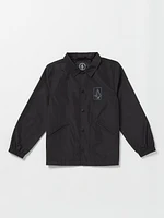 Big Boys Coaches Jacket - Black