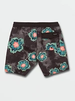 Big Boys Medal Petal Trunks - Black