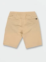 Big Boys Understoned Elastic Waist Hybrid Shorts