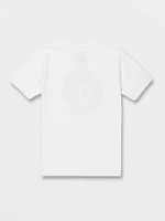 Big Boys Circle Stone Short Sleeve Tee- White Combo