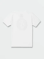 Big Boys Circle Stone Short Sleeve Tee- White Combo