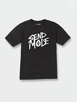 Big Boys Send Mode Short Sleeve Tee - Black