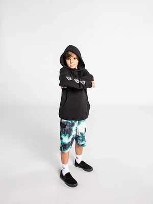 Big Boys Iconic Stone Hoodie - Black