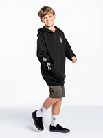 Big Boys Iconic Stone Hoodie - Black