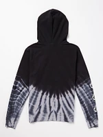 Big Boys Volcom Dyed Hoodie - Black